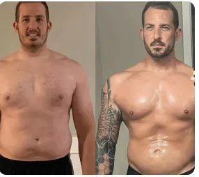 Man staying active and fit while taking a daily men's vitality supplement