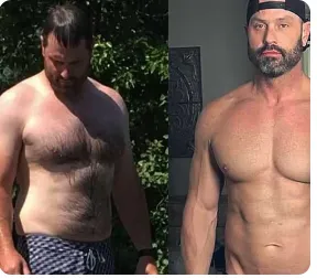 Healthy adult man focused on men's wellness and a daily vitality routine
